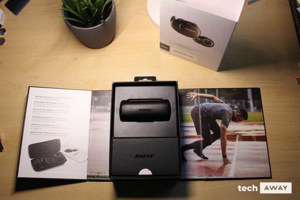 bose soundsport free confezione
